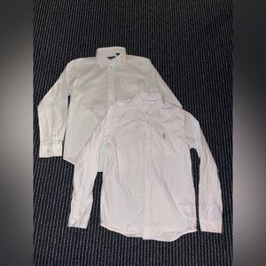 Chaps Men's White Dress Shirts Set